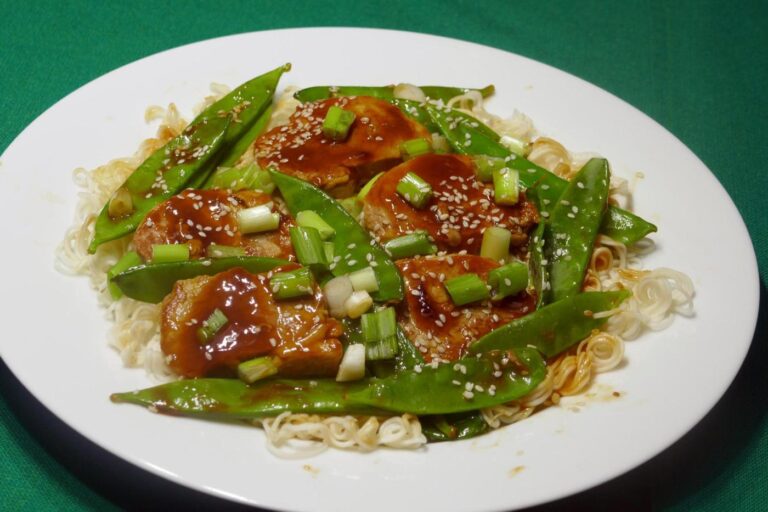 Quick Fix: Teriyaki Glazed Pork with Chinese Noodles