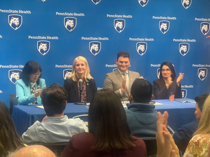 Penn State officials unveil new name, logo for entity after ‘transformational’ $50M donation