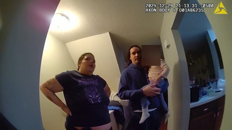 Bodycam video shows police with CT couple accused of killing 11-year-old. Her body was downstairs.