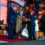 Trump and Melania Celebrate Halloween at WH