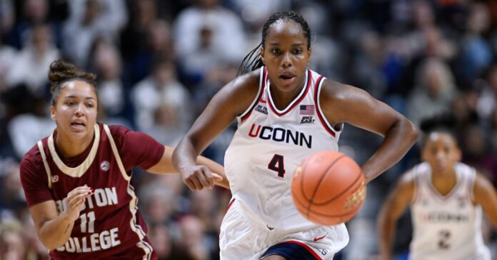 UConn women’s basketball freshman Blanca Quinonez out for opener vs Louisville with shoulder injury