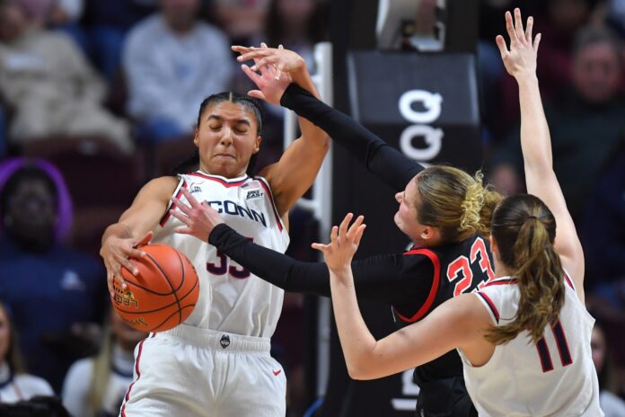 UConn women’s basketball dominates Utah 93-41 behind Azzi Fudd’s offensive masterclass