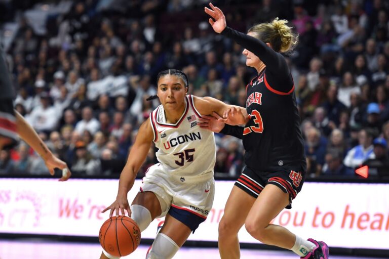 UConn star Azzi Fudd puts newfound confidence on display at Hall of Fame Showcase