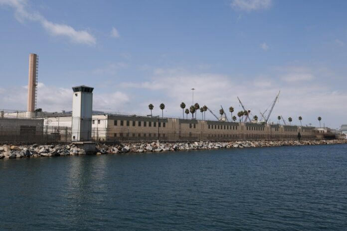 Federal Bureau of Prisons says falling concrete is forcing it to close a prison near Los Angeles