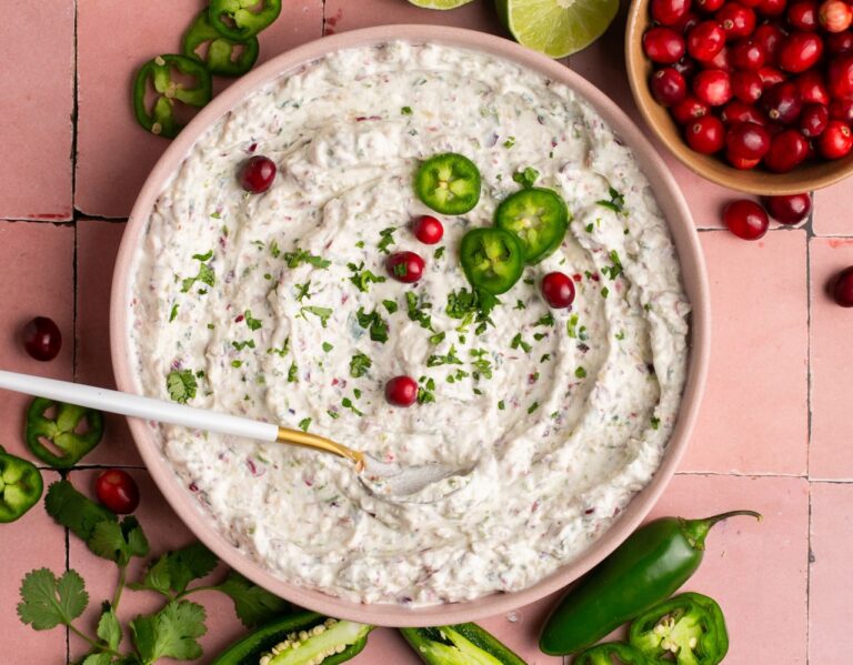 Thanksgiving for all: High-protein, gluten-free cranberry jalapeño dip