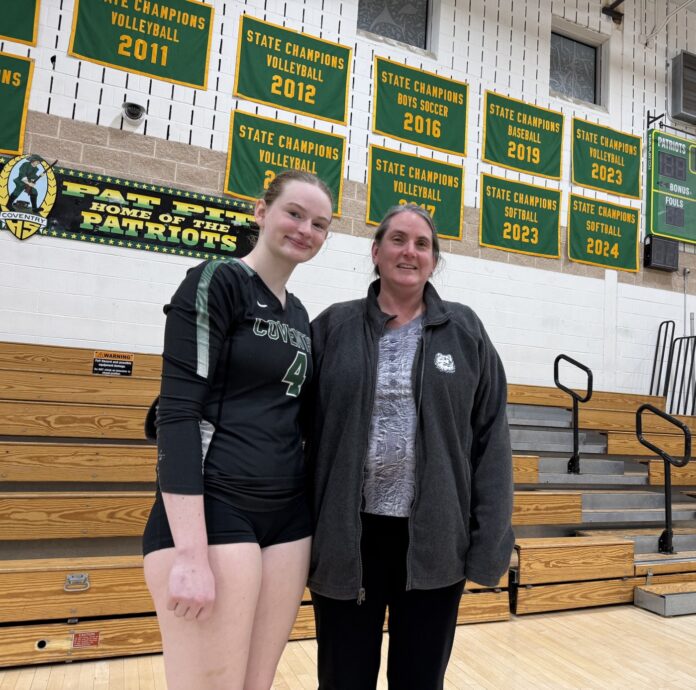 Set up for success: This CT volleyball star takes after her mother, a former UConn standout