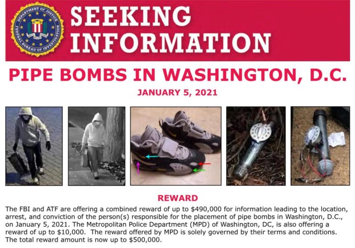 FBI makes arrest in investigation into pipe bombs placed in DC on eve of Jan. 6 riot, AP source says