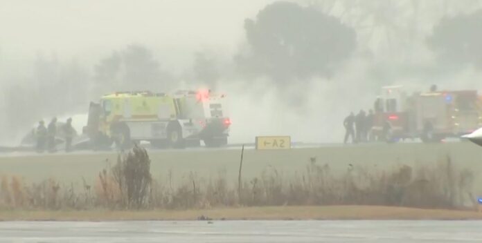 Multiple deaths reported after jet owned by NASCAR star crashes at North Carolina airport