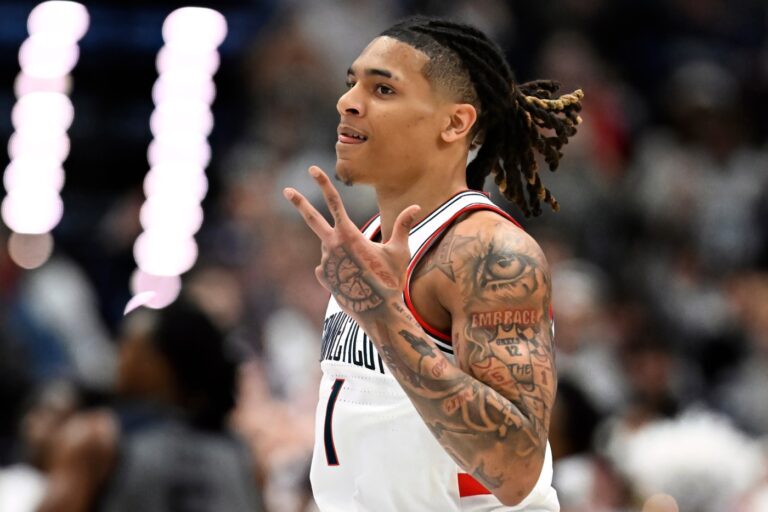 Solo Ball’s career-high 26 points leads UConn men to 79-60 win over Butler in Big East opener