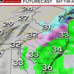 Temperatures climb in Philadelphia area this weekend, with near-freezing temps Monday. Here’s the forecast.