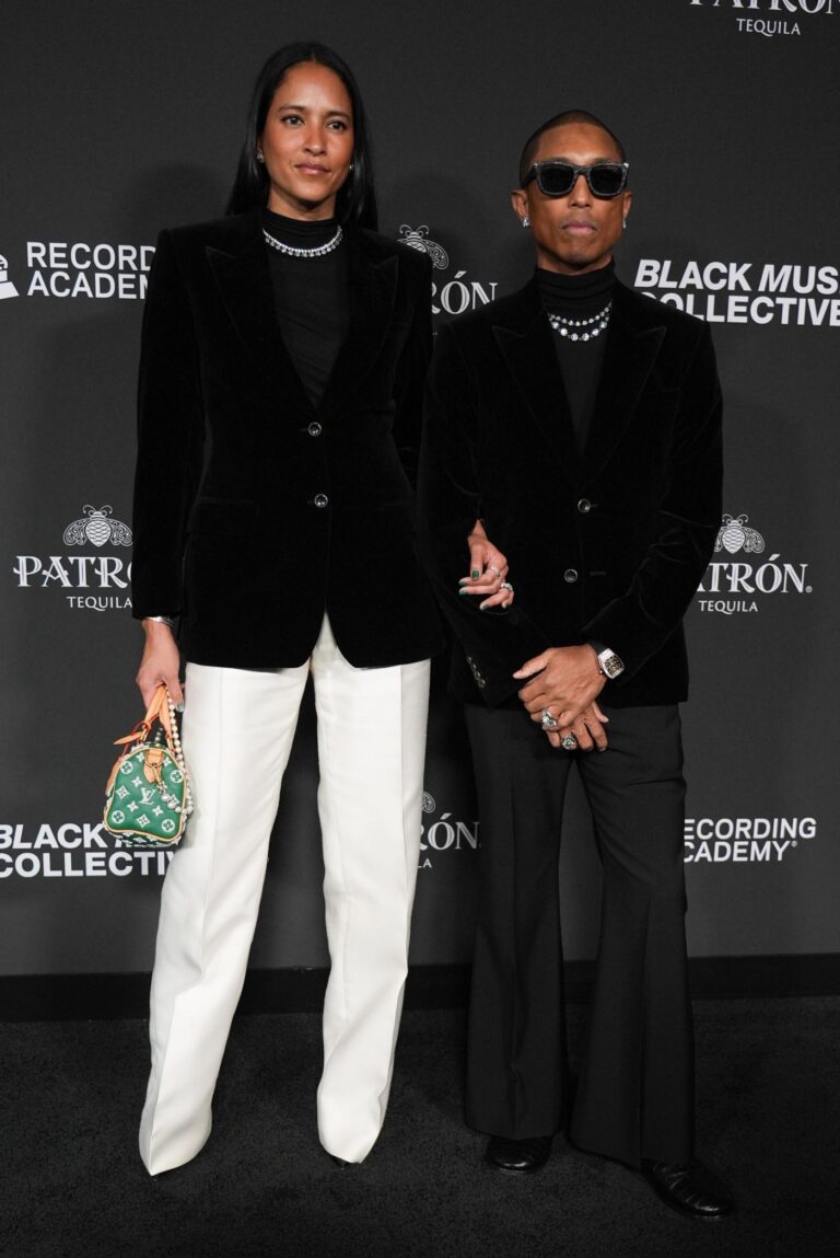 Pharrell calls for empathy from US leaders after being honored at Black Music Collective event