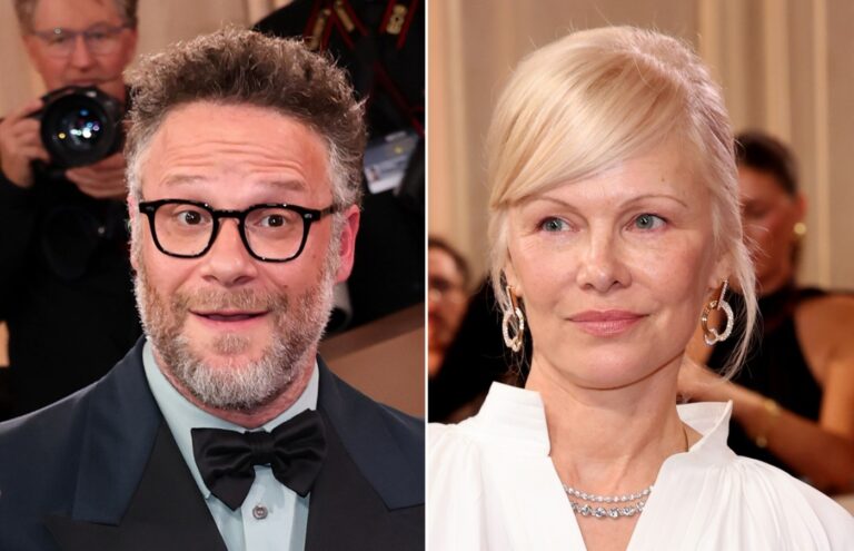 Why Pamela Anderson felt ‘yucky’ seeing Seth Rogen at Golden Globes