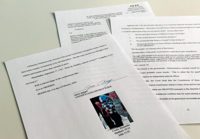 Judge orders US to release 5-year-old and dad taken into custody in Minnesota crackdown
