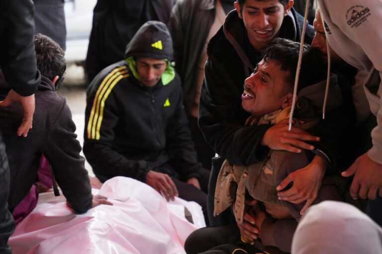 Israeli fire kills 11 Palestinians in Gaza, including 2 children, local hospital officials say