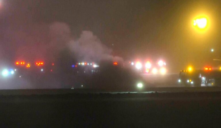 Federal Aviation Administration says 7 killed, 1 survived jet crash in snow in Bangor, Maine