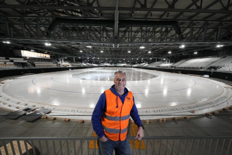Canadian ice master makes Olympic history with the Games’ 1st indoor temporary speedskating rink