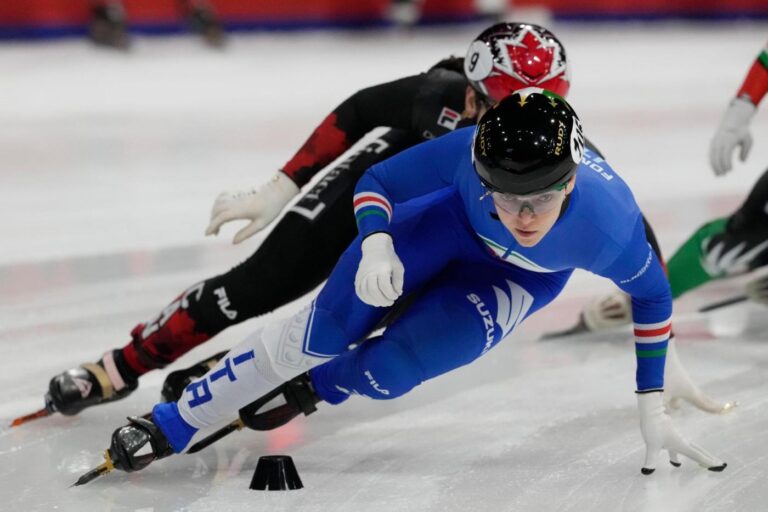 High-speed chaos on ice: What to know about short track speedskating at the Winter Olympics