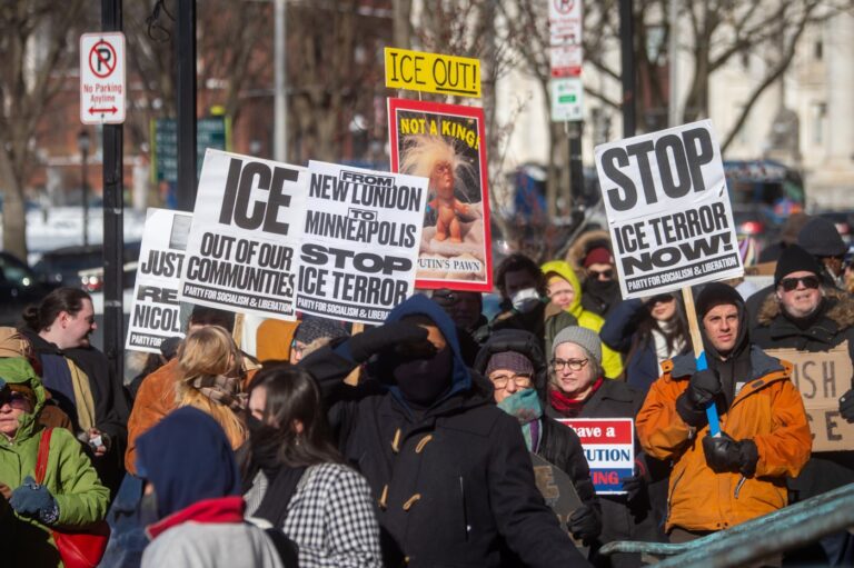 PHOTOS: Protesters rally in CT for National Shutdown Day