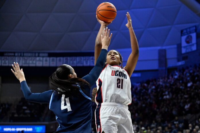 UConn women’s basketball star Sarah Strong wins back-to-back Big East Player of the Week honors