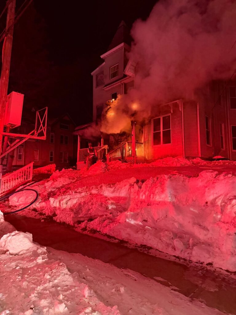 Heavy fire at Bristol home leaves eight adults, one infant displaced