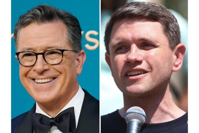 Stephen Colbert says network lawyers pulled James Talarico interview over FCC equal time fears