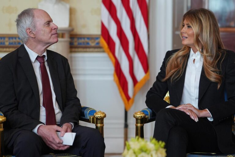 Melania Trump meets with freed American-Israeli hostage whose story she features in her new film