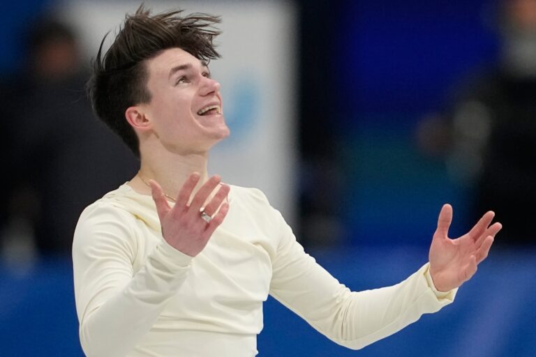‘We did it’: CT’s Maxim Naumov emotional after impressive Olympic debut in short program