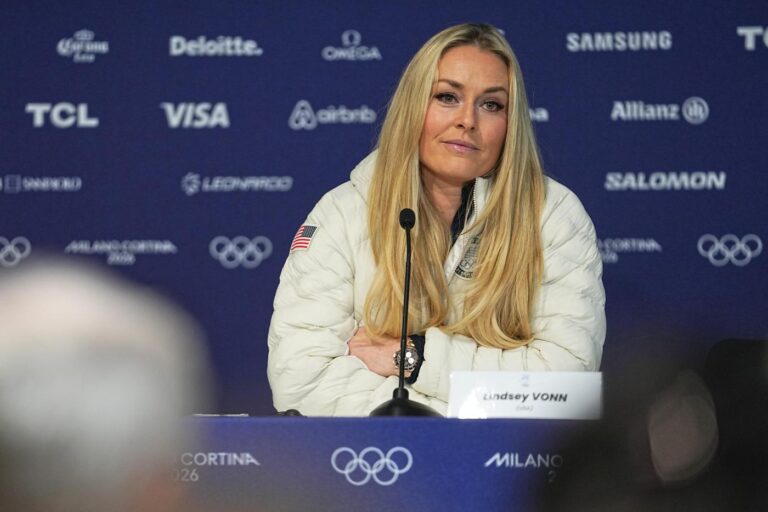 Lindsey Vonn doing ‘jumps’ in rehab, coach tells AP ‘no doubt’ she’ll race in Olympics with torn ACL