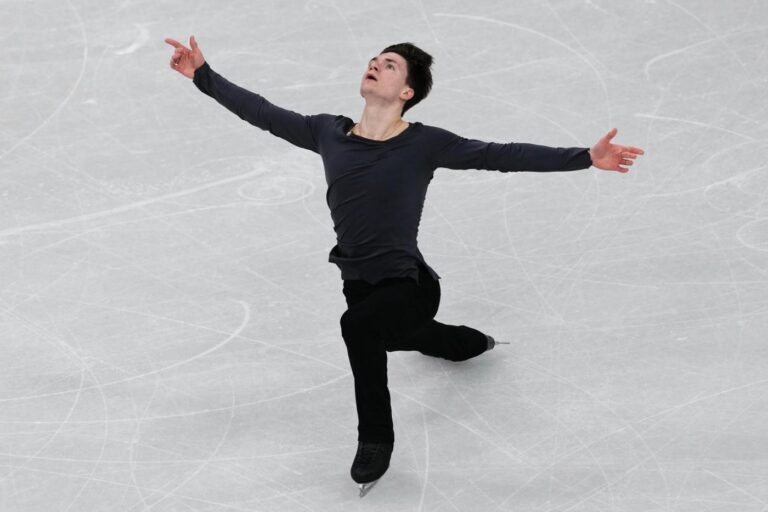 US skater Maxim Naumov honors his late parents by completing an Olympic dream he shared with them