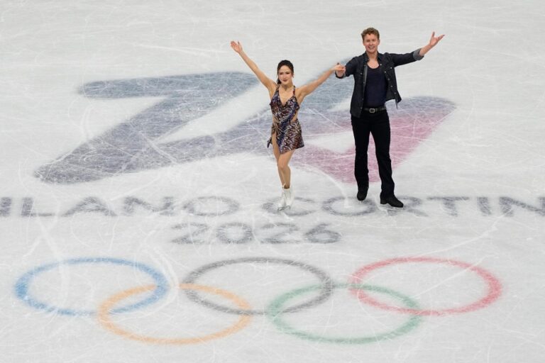 Chock and Bates rock as reigning champ US leads team figure skating event at Milan Cortina Olympics