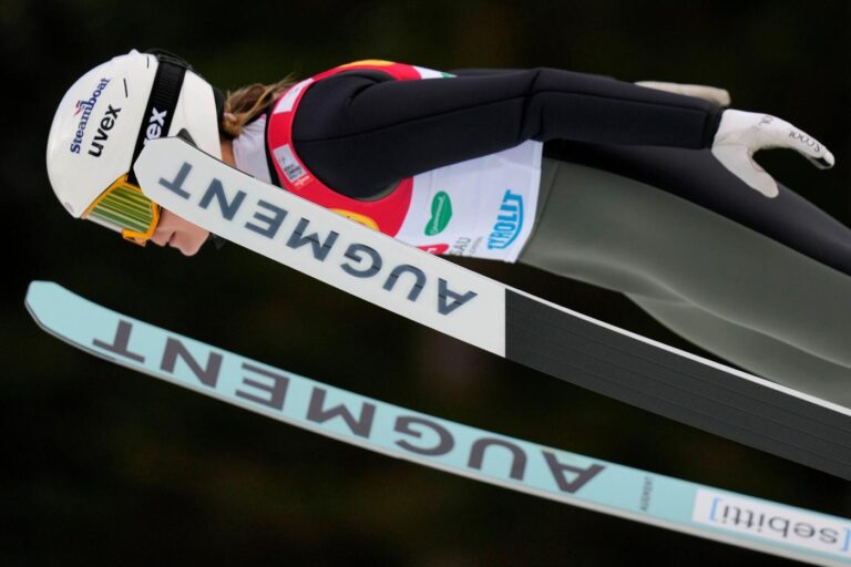 An American skier is fighting to open up the last Winter Olympic sport off limits to women