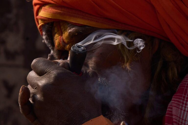 Cannabis smoke fills the air as Nepal marks Shivaratri festival