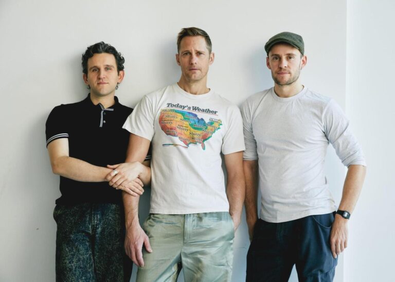 Alexander Skarsgård and Harry Melling on the surprisingly sweet BDSM romance ‘Pillion’