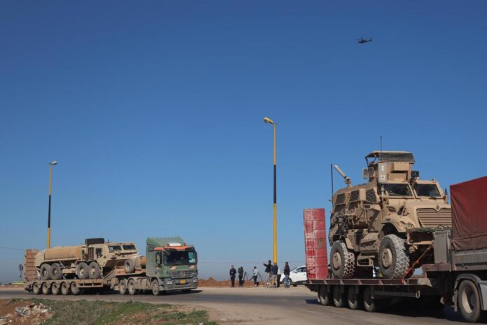 US military moves forces and equipment out of northeast Syria base