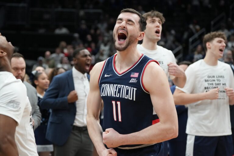 UConn captain Alex Karaban named to midseason top 10 watch list for Karl Malone Award