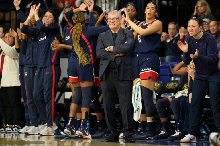 UConn women’s basketball survives ugly start to earn 71-56 victory at Marquette