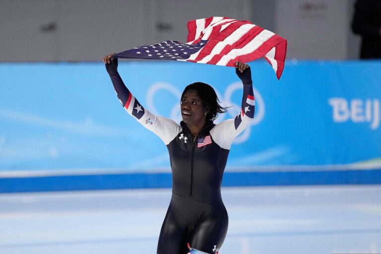 Speedskater Erin Jackson, bobsledder Frank Del Duca picked as US flagbearers for Winter Olympics
