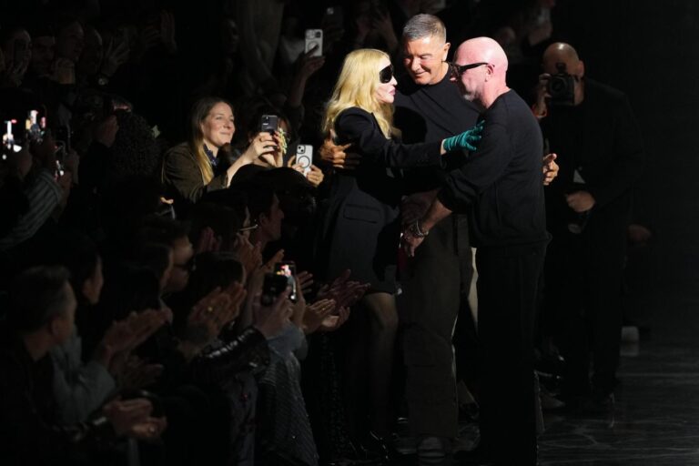 Madonna steals the spotlight at Dolce & Gabbana’s Milan Fashion Week runway show
